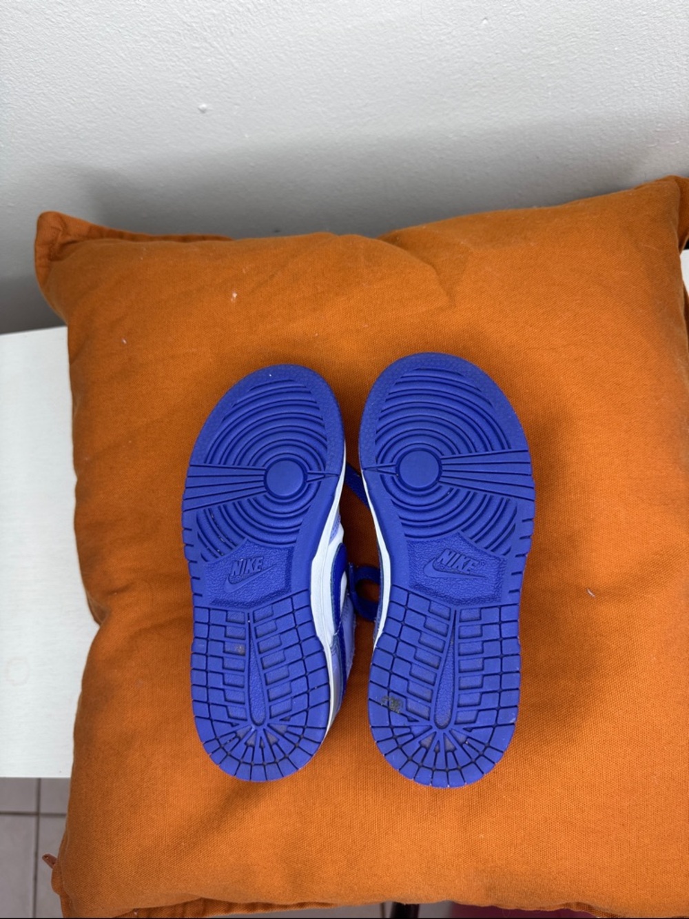 Nike Dunk Low Blueberry Sneakers DZ4457-100 Sz 10.5C Preschool - Picture 6 of 8